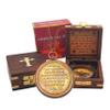 Antique Nautical Compass with Be Strong and Courageous Scripture Engraved | Vintage Magnetic Compass with Wooden Box | Baptism, Graduation, Christian Gift for Son, Father, Loved Ones view 1