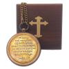 Antique Nautical Compass with Be Strong and Courageous Scripture Engraved | Vintage Magnetic Compass with Wooden Box | Baptism, Graduation, Christian Gift for Son, Father, Loved Ones view 4