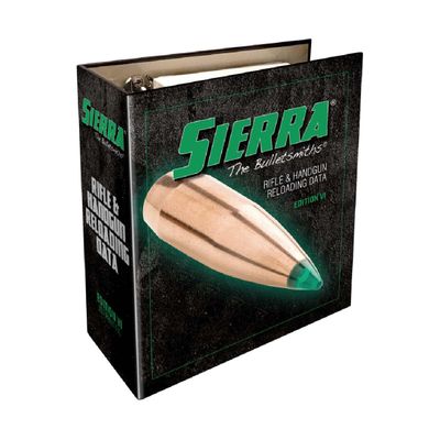 Sierra 6th Edition Reloading Manuals, Black/Green, 600