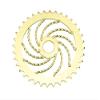 bike Lowrider Twisted Steel Sprocket 1/2 X 1/8 36t Gold. view 1