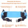 No.1 Hydration Belt by Runtasty - Premium Winners' Running Fuel Belt w/2 BPA-Free 10 oz Water Bottles, Tilt-Up Pocket w/Touchscreen-Ready Cover - Fits All iPhones, No-Bounce Design (Royal Blue) view 2
