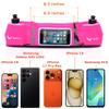 No.1 Hydration Belt by Runtasty - Premium Winners' Running Fuel Belt w/2 BPA-Free 10 oz Water Bottles, Tilt-Up Pocket w/Touchscreen-Ready Cover - Fits All iPhones, No-Bounce Design (Hot Pink) view 4