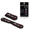 MEZZ Magnetic Pool Billiard Chalk Holder (Black w/White Logo) view 2