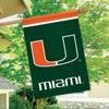 Briarwood Lane Miami Hurricanes NCAA Licensed House Flag view 2