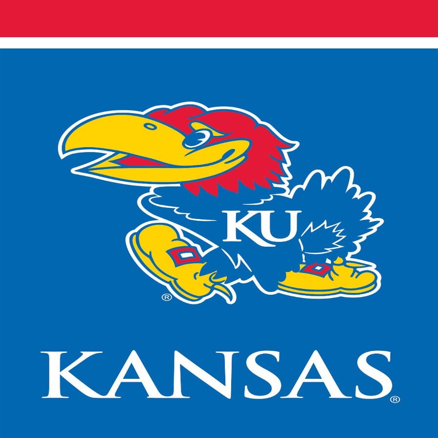 Briarwood Lane Kansas Jayhawks NCAA Licensed House Flag