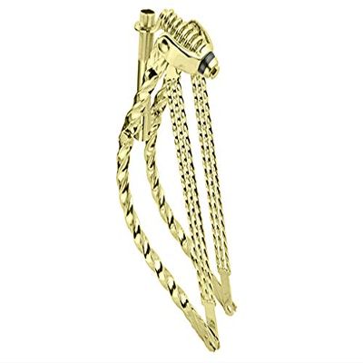 bike 20" Bent Triple Square Twisted Spring Fork 1" Gold.lowrider bike fork