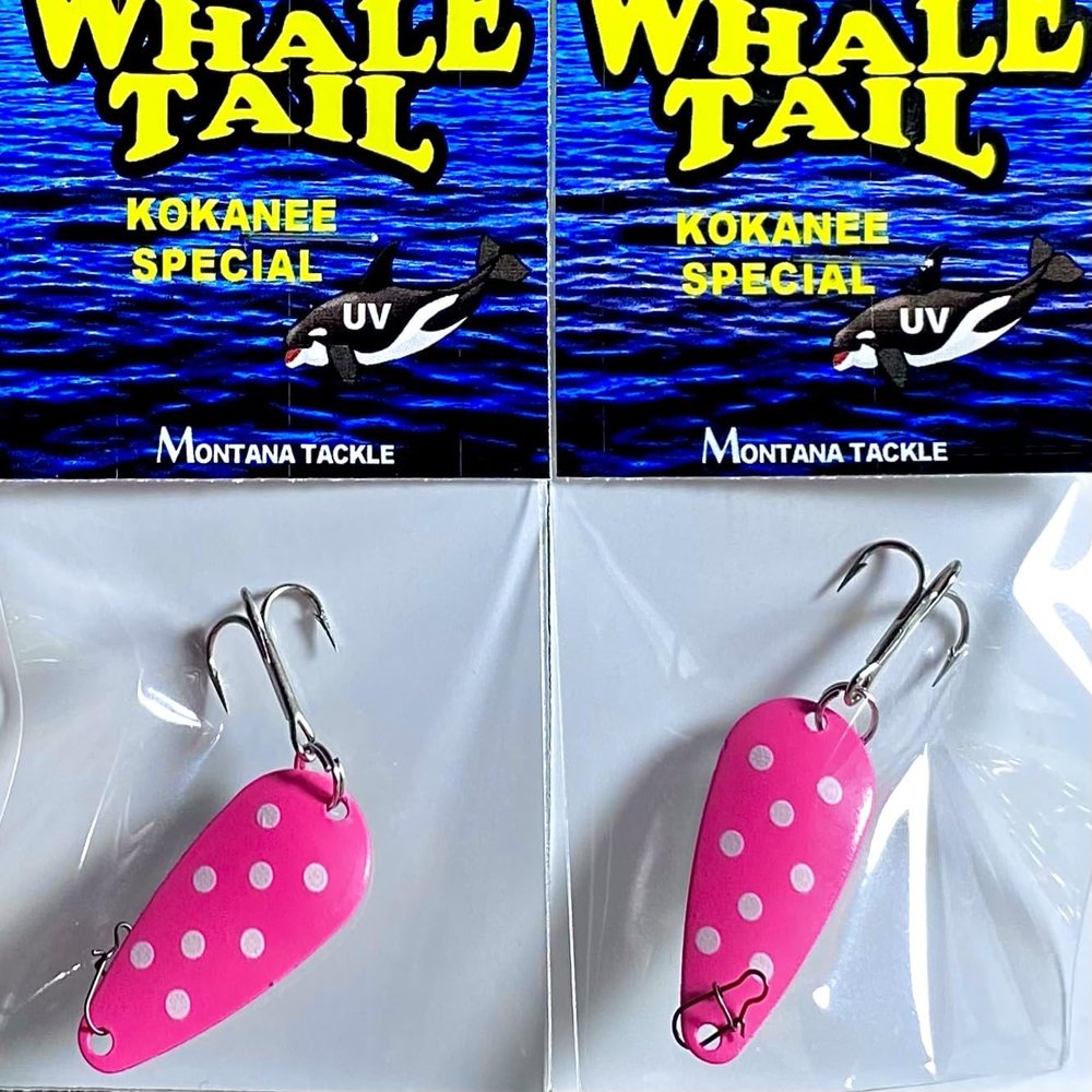 Kokanee Spoons (2): uv Pink Taffy
