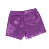 Girls Dance Short Gymnastics Athletic Shorts Sparkle Glitter Tumbling Bottoms (Purple, 120) view 2