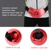 SAN LIKE Fishing Belt Rod Holder Aluminum Fishing Waist belt - Adjustable Aluminum/Carbon Fiber Waist Fighting Belt Rod Holder Stand-up Offshore Fishermen Gimbal Pad Fishing Pole Belt(Red) view 2