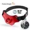 SAN LIKE Fishing Belt Rod Holder Aluminum Fishing Waist belt - Adjustable Aluminum/Carbon Fiber Waist Fighting Belt Rod Holder Stand-up Offshore Fishermen Gimbal Pad Fishing Pole Belt(Red) view 3