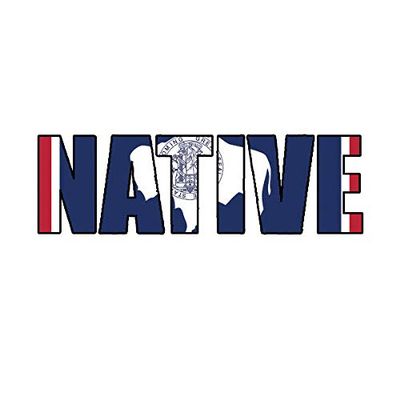 EW Designs Wyoming Native Sticker Decal Vinyl WY Pride Bumper Sticker Vinyl Sticker Car Truck Decal 5"