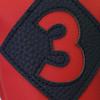 Majek Retro Golf Headcovers Red with White and Blue Stripe Vintage Leather Style 3 & H Fairway Wood and Hybrid Head Cover Classic Look view 4