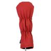 Majek Retro Golf Headcovers Red with White and Blue Stripe Vintage Leather Style 1 H Driver and Hybrid Head Cover Classic Look view 4