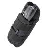LIVANS Tactical Flashlight Pouch Holster, Rotatable Flashlight Holder Belt Clip Tactical Torch Carry Case with 360 Degree Carabiner Reel Clip view 1