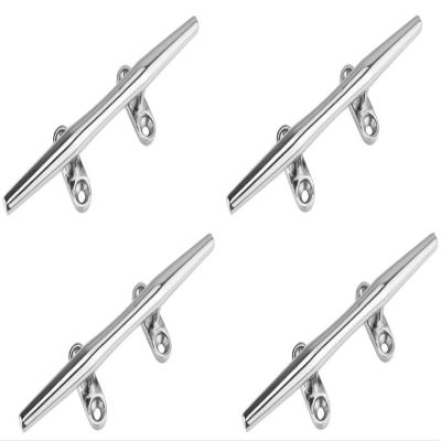 Four Marine Grade Stainless Steel Cleats 4"