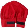 CHEFSKIN Adult Chef Hat Fully Adjustable Soft Fabric Vibrant RED Color view 1