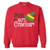 Absurd Ink Son of a Nutcracker - Elf - Sweatshirt (Red, Small) view 1