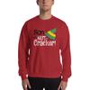 Absurd Ink Son of a Nutcracker - Elf - Sweatshirt (Red, Small) view 2