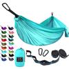 Gold Armour Camping Hammock - Portable Hammock Single Hammock Camping Accessories Gear for Outdoor Indoor Adult Kids, USA Based Brand (Seafoam) view 1