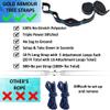 Gold Armour Camping Hammock - Portable Hammock Single Hammock Camping Accessories Gear for Outdoor Indoor Adult Kids, USA Based Brand (Seafoam) view 2