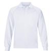 MOHEEN Men's Golf Polo Shirts Long Sleeve Casual Solid Dry Fit Collared Shirt 12131 White 2XL view 1