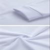 MOHEEN Men's Golf Polo Shirts Long Sleeve Casual Solid Dry Fit Collared Shirt 12131 White 2XL view 2