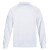 MOHEEN Men's Golf Polo Shirts Long Sleeve Casual Solid Dry Fit Collared Shirt 12131 White 2XL view 3