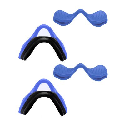 2 Pair Blue Replacement Nosepieces Nosepads for Oakley EVZero Series