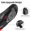 ROCKBROS Cycling Shoe Covers Thermal Bike Shoe Covers Windproof Shoe Warmers Overshoes Mountain Road Bike Shoes Covers Fleece Black view 3