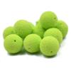 30pcs 12mm Smell Carp Fishing Bait Boilies Eggs / 4 Flavors Floating Ball Beads Feeder Artificial Carp Baits Lure (Green-Apple12mm)