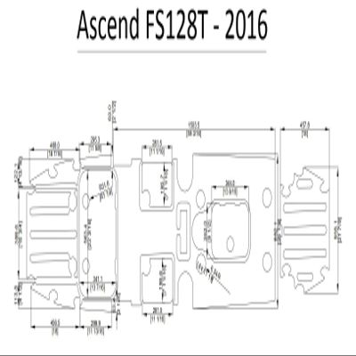 Ascend 2016 FS128T Kayak Boat EVA Decking Mat Pads Kit 1/4" (New Light Brown)