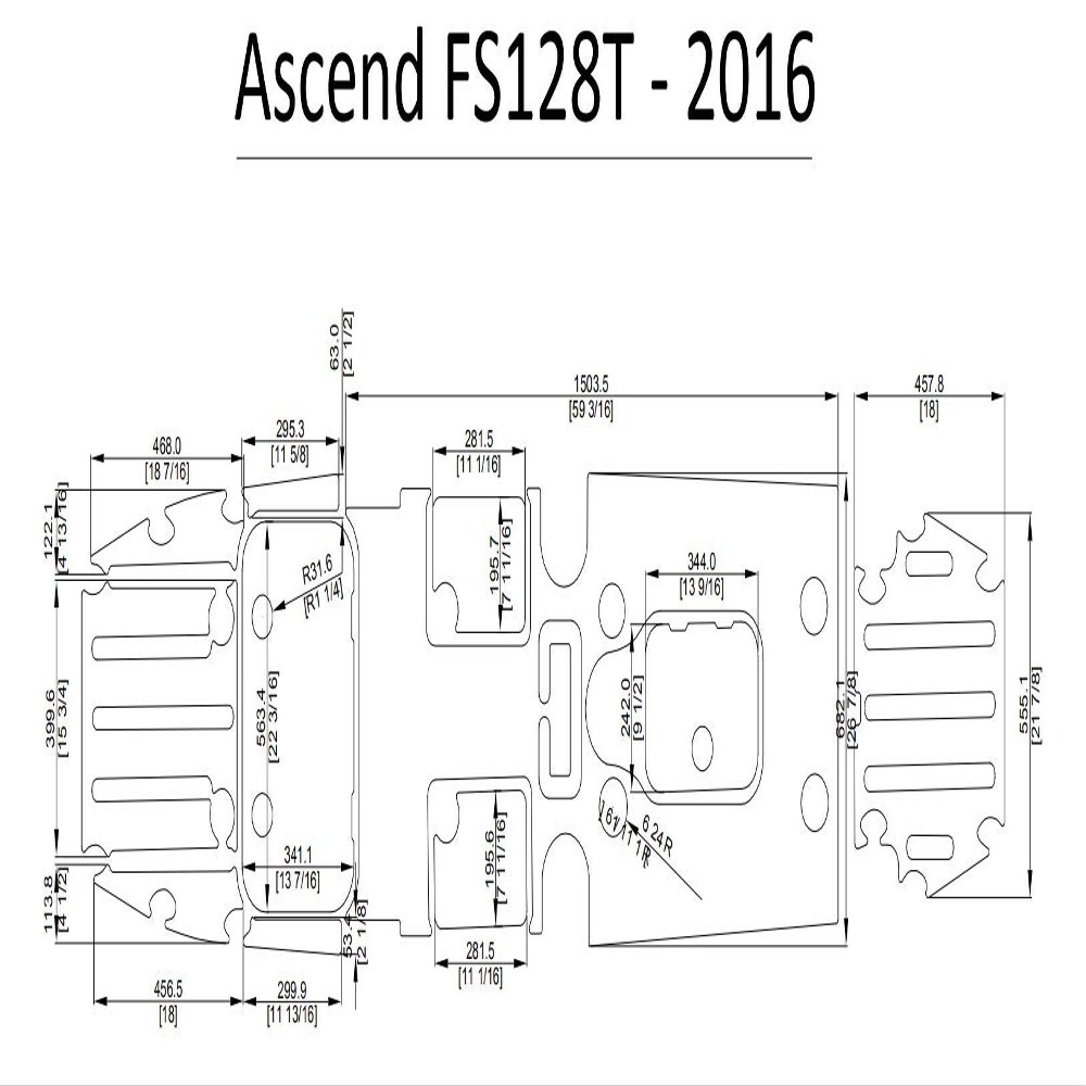 Ascend 2016 FS128T Kayak Boat EVA Decking Mat Pads Kit 1/4" (New Light Brown)
