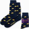 AUSCUFFLINKS Taco Socks for Men Taco Bell Taco Bill Nachos Socks for Her | Mexican Gift for Him | Xmas Gift for Work Colleague | Bday Gift for Guys (Tacos) view 1