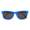 JUSLINK Toddler Sunglasses, Polarized Flexible Boys Girl Baby and Kids Sunglasses Age 2 to 10 (Black+Blue) view 2
