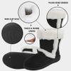 Home Slipper Men's Slippers Boots,Super Soft Memory Foam Cozy Slippers Anti-Slip Indoor Outdoor Casual Booties Slipper Shoes,Black,US 9/10 view 4