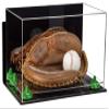 Better Display Cases Acrylic Base and Wall Mountball Catchers Glove Display Case with Mirror Case, Green Risers, Clear Base and Wall Mount (A011/V16) view 1