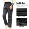 JOMLUN Boy's Fleece Lined Hiking Pants Waterproof Windproof Warm Soft Shell Outdoor Cargo Pants Snow Ski Walking Trousers view 3