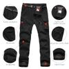 JOMLUN Boy's Fleece Lined Hiking Pants Waterproof Windproof Warm Soft Shell Outdoor Cargo Pants Snow Ski Walking Trousers view 3