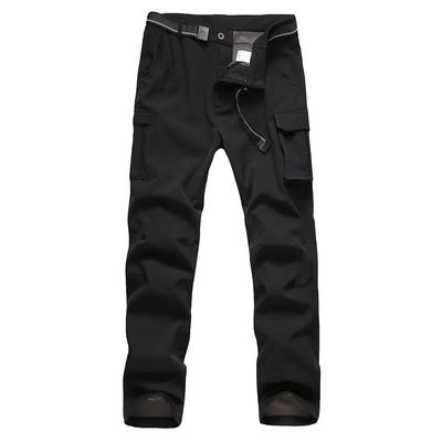 JOMLUN Boy's Fleece Lined Hiking Pants Waterproof Windproof Warm Soft Shell Outdoor Cargo Pants Snow Ski Walking Trousers