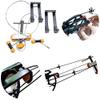 SHARROW Portable Hand Held Compound Bow Press with 2 Quad Brackets Bow String Replacement Tool for Compound Bow Archery view 1