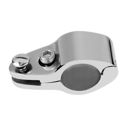 Bimini Rail Clamp, Keenso 1 Inch Stainless Steel Marine Boat Jaw Slide Tube Bimini Hardware Canopy with Set Screws