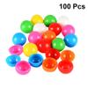 Amosfun 100pcs Assorted Color Balls Table Tennis Balls Party Games Props Decorations Colorful Entertainment Events view 2