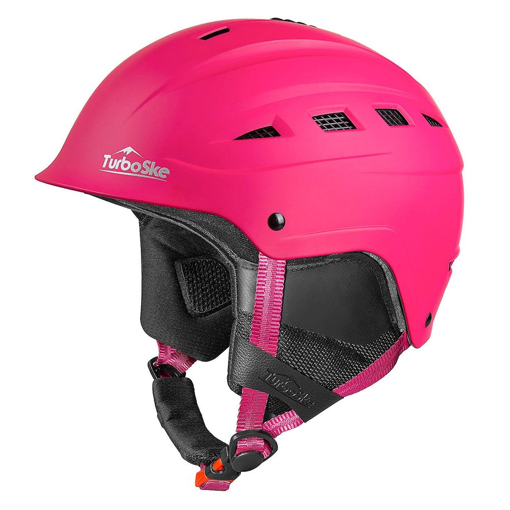 TurboSke Ski Helmet, Snowboard Helmet, Snow Sports Helmet for Men Women and Youth (Pink, L)