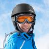TurboSke Ski Helmet, Snowboard Helmet, Snow Sports Helmet for Men Women and Youth (Black, S) view 2