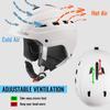TurboSke Ski Helmet, Snowboard Helmet, Snow Sports Helmet for Men Women and Youth (White, L) view 4