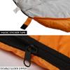 3-4 Season Sleeping Bag for Adults & Kids, Lightweight Warm Cold Weather Camping Bag with Waterproof Compression Sack  Portable for Hiking, Backpacking, Traveling & Outdoor Adventures (Mandarin Red) view 4
