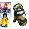 Kids Boys Girls Ski Gloves Warm Waterproof Snow Cycling Riding Toddlers Mittens (Navy Green) view 4
