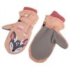Kids Boys Girls Ski Gloves Warm Waterproof Snow Cycling Riding Toddlers Mittens (Pink) view 3