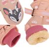 Kids Boys Girls Ski Gloves Warm Waterproof Snow Cycling Riding Toddlers Mittens (Pink) view 4