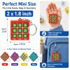 Hicarer 16 Pcs Tic Tac Toe Game Keychains Party Favors,Classic Color view 3